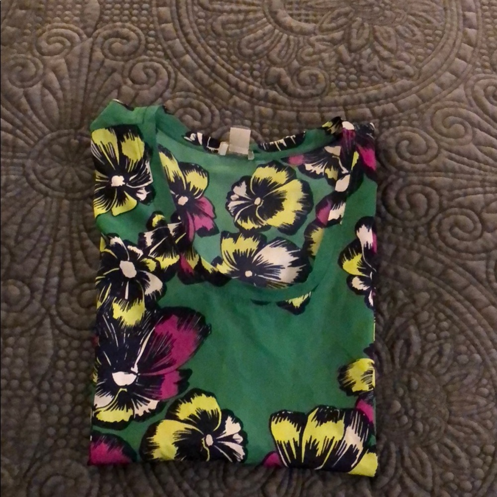 J. Crew factory floral tank